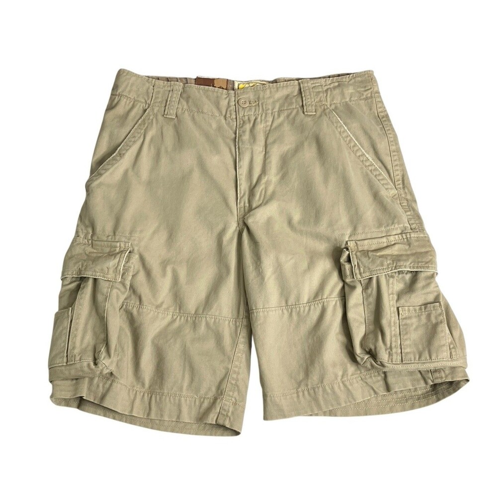 No Boundaries Shorts Mens 36 Khaki Vintage Cargo Utility Skater Baggy Outdoor